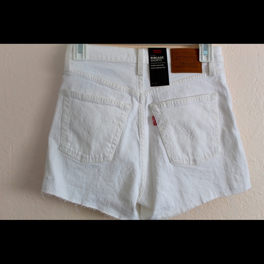 Levi's highest high-rise shorts.